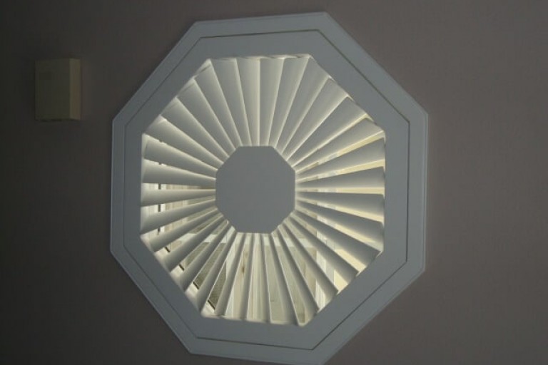 Premium Octagon Wood Shutter from Direct Buy Blinds